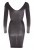 Robe Noire Reflet Argent