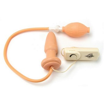 Plug Anal Vibrant Gonflable 12cm 8,5