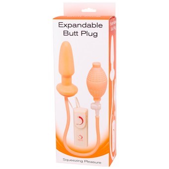 Plug Anal Vibrant Gonflable 12cm 8,5