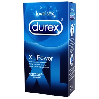 Prservatifs Durex XL Power x12