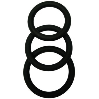 Pack Cock Rings Silicone 4-5