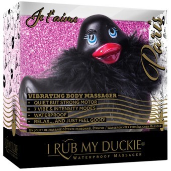 Canard Vibrant I Rub My Duckie Paris Noir