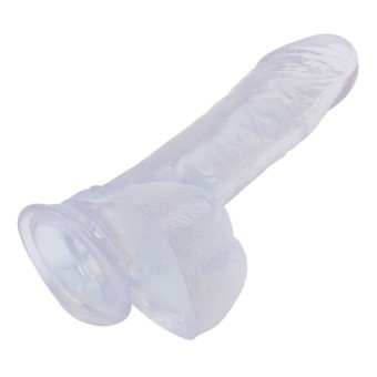 Gode Ventouse Transparent 20cm 4,5