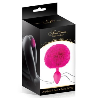 Plug Anal Queue de Lapin Fuchsia 12cm 3