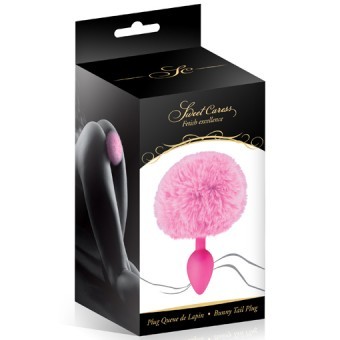 Plug Anal Queue de Lapin Rose 12cm 3