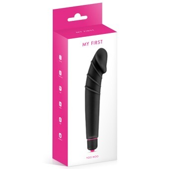 Vibromasseur My First Yoo Hoo Noir 16cm 3