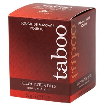 Bougie de Massage Taboo Jeux Interdits