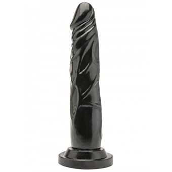 Gode Ventouse Noir Get Real 16cm 3,5