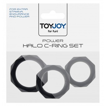 Set de 3 Cockrings Toy Joy 2,5-3,5 cm