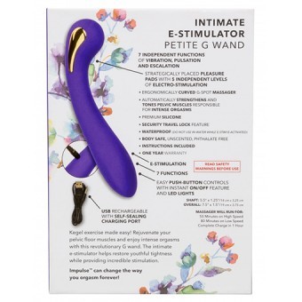 Vibromasseur  Electro-stimulation Petite G Wand 19cm