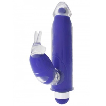 Vibromasseur Funky Bunny Violet 16,5cm 4