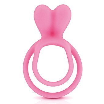 Anneau de Pnis Double Cockring Rose 3