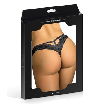 Tanga Ajustable Noir Paris Hollywood TU