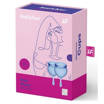 Cup Menstruelle X2 Satisfyer Bleu