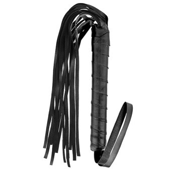 Martinet Simili Cuir Noir avec 13 Lanires