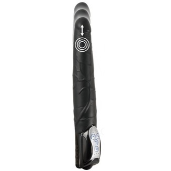 Vibromasseur Raliste Noir Push 28cm 4