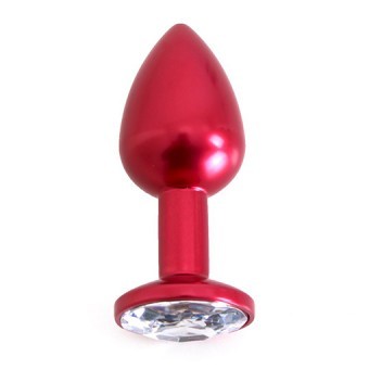 Buttplug avec Bijou Crystal 7cm 3