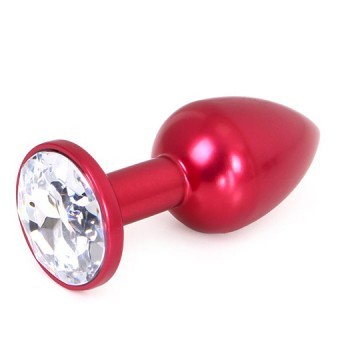 Buttplug avec Bijou Crystal 7cm 3