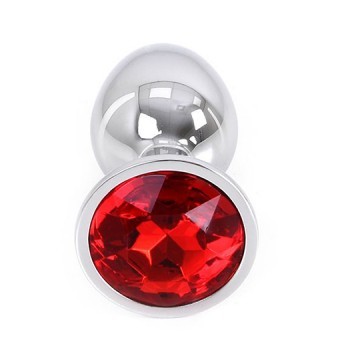 Buttplug Aluminium Rouge Small 6cm 3