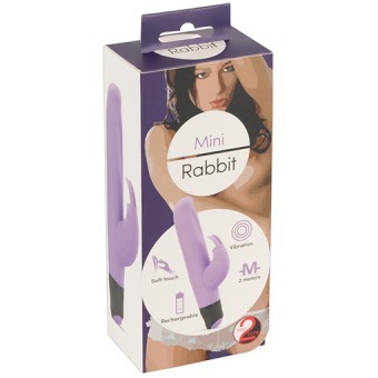 Mini Rabbit Rechargeable Violet 15cm 2,5