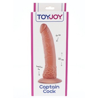 Gode Raliste Ventouse Captain Cock 20cm 3,5