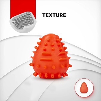 Masturbateur Rutilisable G-egg Rouge