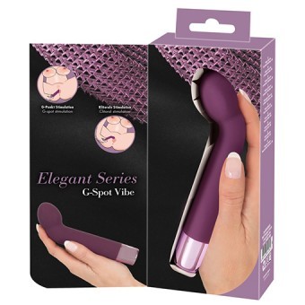 Vibromasseur G-spot Elegant Series Violet 16cm 3,5