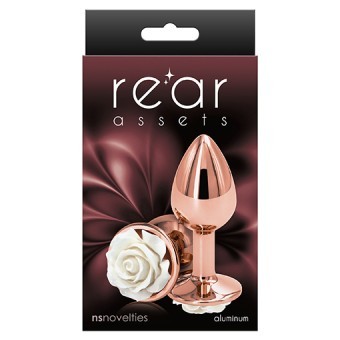 Plug Anal Lger Rose Blanche 3