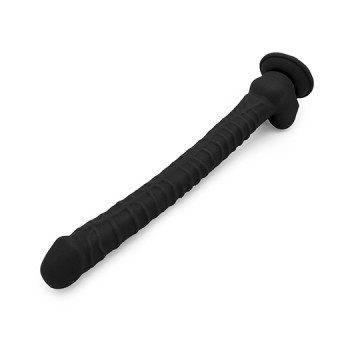 Gode Ventouse Raliste avec Testicules Kiotos Noir 40cm 3,5