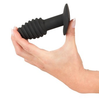 Vrille Anale Vibrante Silicone 10cm 4