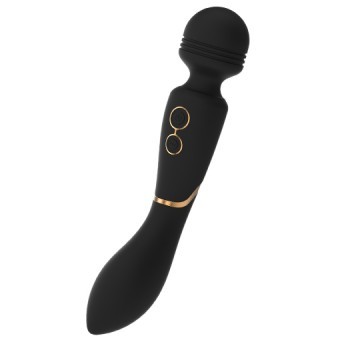 Wand Vibromasseur Cline Noir 20cm 4,3