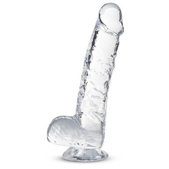 Gode Anal avec Testicules Crystal 15cm 2.5