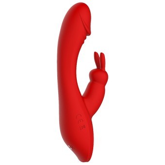 Vibromasseur Rabbit Gros Gland Rvolution Rouge 21cm 4