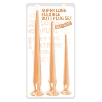 Set Butt Plug x3 Pntration Extme 33-49cm 3-5