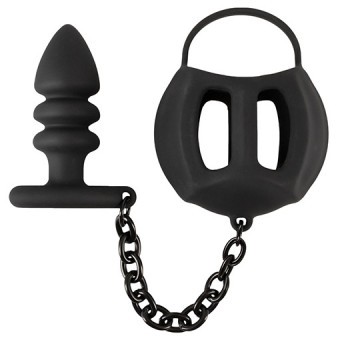 Cage  Testicules avec Plug Anal 3