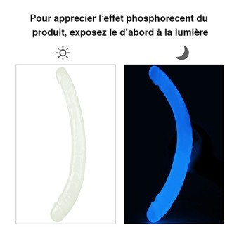 Double Dong Phosphorescent Bleu 37cm 4