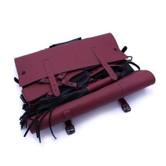 Coffret Bondage de Luxe Bordeaux avec Set de Rangement