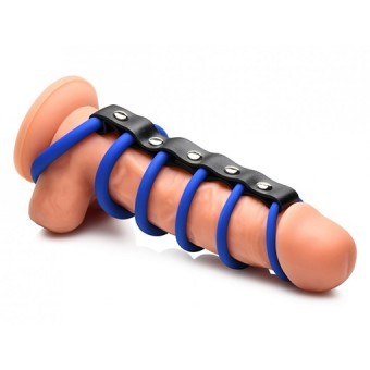 Cage  Sexe Silicone Bleu