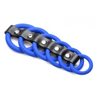 Cage  Sexe Silicone Bleu