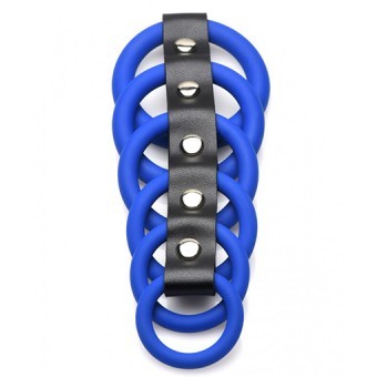 Cage  Sexe Silicone Bleu