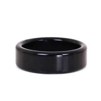 Cockring Aluminium Noir 4,5cm