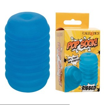 Masturbateur Gaine Pop Sock Bleu