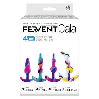 4 In 1 Butt Plug Multicolor