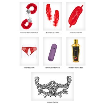 Coffret Plaisir Coeur Rouge
