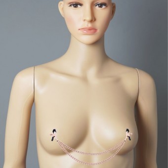 Nipple Clamps Pince � Seins Double Chaine