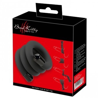 Anneau Cockring P�nis et Testicules Flexible