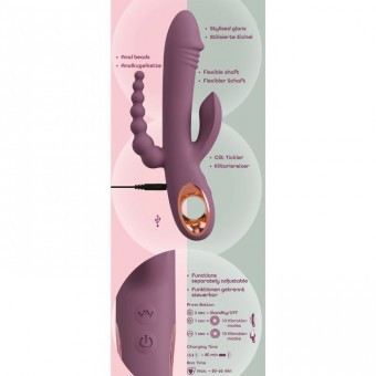 Triple Rabbit Vivrant avec Poign�e 21cm �3,5