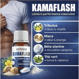 Stimulant sexuel KamaFlash Eric Favre 100mL