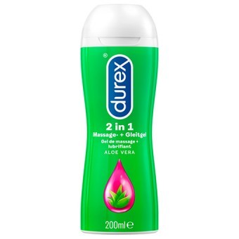 Massage et Lubrifiant Durex Play Aloe Vera 200mL