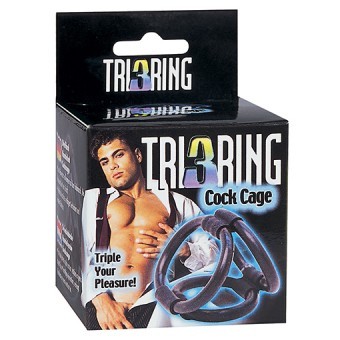 Triple Cockring Cage 3,5-4